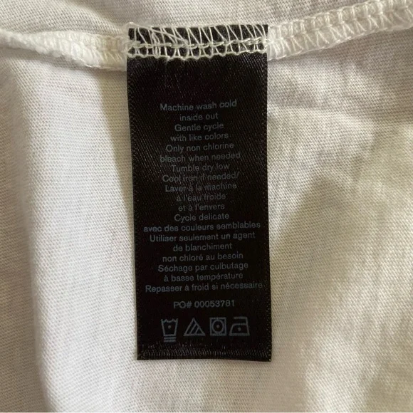 Rag & Bone Miles Cotton Lightweight White Short Sleeved Jersey T-Shirt Sz L - Picture 12 of 14
